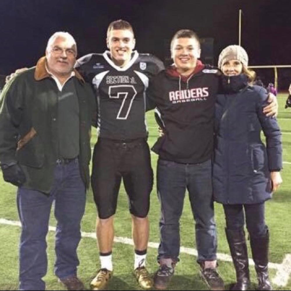 Navy Blue Cole Haan mid quad Jacket